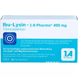 IBU-LYSIN 1A Pharma 400 mg compresse rivestite con film, 20 pz