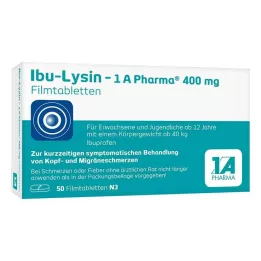 IBU-LYSIN 1A Pharma 400 mg compresse rivestite con film, 50 pz