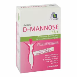 D-MANNOSE PLUS 2000 mg compresse con vitamine e minerali, 60 pz