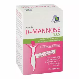 D-MANNOSE PLUS 2000 mg compresse con vitamine e minerali, 120 pz