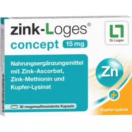 ZINK-LOGES Concetto 15 mg gastric Saftres.kapseln, 30 pz