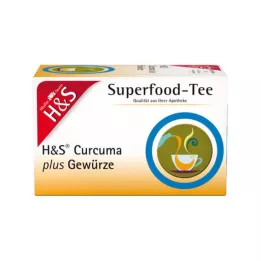 H&S Curcuma Plus Borsa filtro spezie, 20x1,5 g