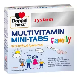 DOPPELHERZ Multivitaminico Mini-Tabs sistema famiglia, 20 pz