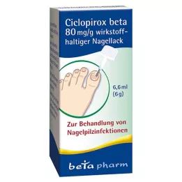 CICLOPIROX beta 80 mg/g principio attivo smalto per unghie, 6,6 ml