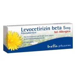 Levocetirizina beta 5 mg compresse rivestite con film (6 pezzi)