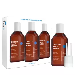 THIOCYN Siero per capelli Uomo Confezione risparmio da 6 mesi, 3X150 ml