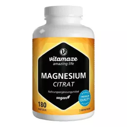 MAGNESIUMCITRAT Capsule vegane da 360 mg, 180 pz
