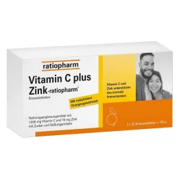 VITAMIN C PLUS Compresse effervescenti Zink-ratiopharm, 40 pz