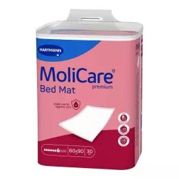 MOLICARE Mat di letto premium 7 cade 60x90 cm, 30 pz