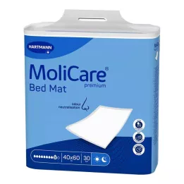 MOLICARE Mat di letto premium 9 cade 40x60 cm, 30 pz