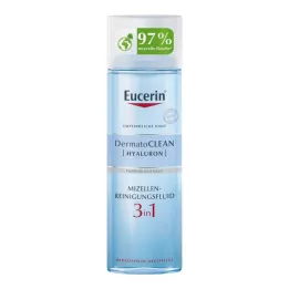 Eucerin DermatoClean HyAluron Micelle Fluido di pulizia 3in1, 200 ml