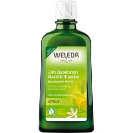 WELEDA Citrus 24H Deodorante Refila Bottle, 200 ml