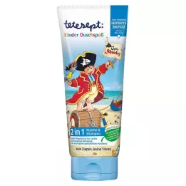 Tetesept 2 in 1 doccia e shampoo capitano Sharky, 200 ml