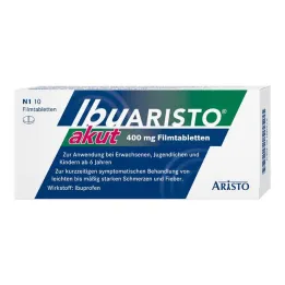 IbuARISTO acute 400 mg di ibuprofene compresse rivestite con film, 10 pz