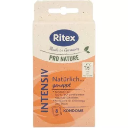RITEX PRO NATURE INTENSIV Preservativi, 8 pz
