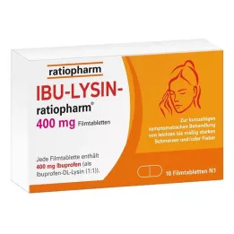 IBU-LYSIN-ratiopharm 400 mg compresse rivestite con film, 10 pz