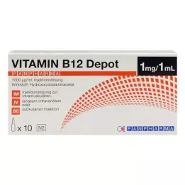 VITAMIN B12 DEPOT PANPHARMA 1000 μg/ml Iniez.-Lsg., 10X1 ml