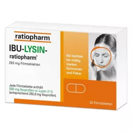 IBU-LYSIN-ratiopharm 293 mg compresse rivestite con film, 20 pz