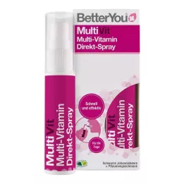 Betteryou Multivit Multi-Vitamin Spray diretto, 25 ml