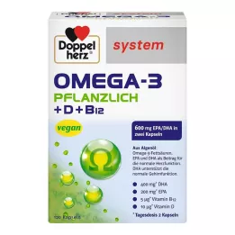 DOPPELHERZ Capsule di sistema Omega-3 a base vegetale, 120 pz