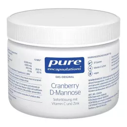 PURE ENCAPSULATIONS Polvere di D-mannosio di mirtillo rosso, 37 g