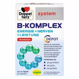 DOPPELHERZ Compresse del sistema complesso B, 60 pz