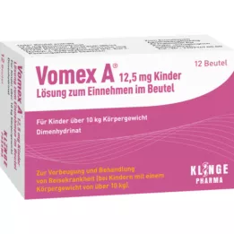 VOMEX A 12,5 mg bambini LSG.Z. Accetta nella borsa, 12 pz