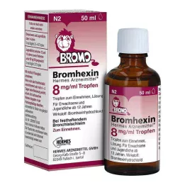 BROMHEXIN Hermes Arzneimittel 8 mg/ml gocce, 50 ml