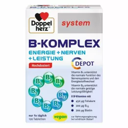 DOPPELHERZ Compresse del sistema complesso B, 120 pz
