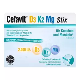 CEFAVIT D3 K2 Mg 2.000 I.E. Stix Granuli, 36 pz