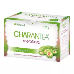 CHARANTEA Buste filtro metaboliche Limone/Menta, 20 pz