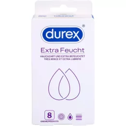 DUREX preservativi umidi extra, 8 pz