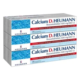 Calcio D3 Heumann compresse effervescenti 600 mg/400 i.e.(120 pezzi)