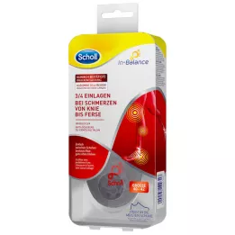SCHOLL 3/4 inserisce il tallone e il dolore al ginocchio 40-42, 1x2 pz