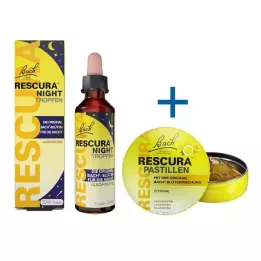 BACHBLÜTEN Original Rescura Night Drops senza alcol, 20 ml