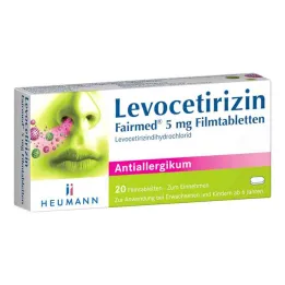Levocetirizina Fairmed 5 mg compresse rivestite con film (20 pezzi)