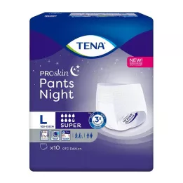TENA PANTS pantaloni monouso super L da notte, 10 pezzi
