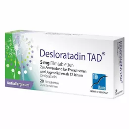 DESLORATADIN TAD Compresse rivestite con film da 5 mg, 20 pz