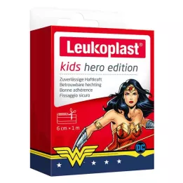 LEUKOPLAST bambini gesso eroe Wonder Woman 6 cmx1m, 1 pz