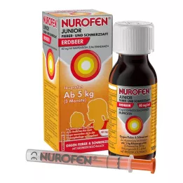 NUROFEN Sciroppo per febbre e dolore Junior Fragola 40 mg/ml, 100 ml