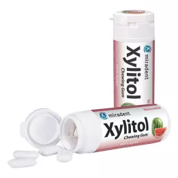 MIRADENT Gomma da masticare allo xilitolo Anguria, 30 pz