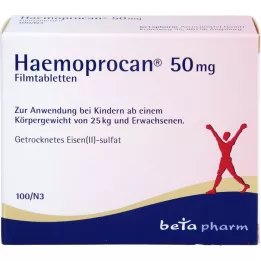 HAEMOPROCAN Compresse rivestite con film da 50 mg, 100 pz