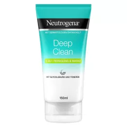 Neutrogena Pulizia profonda Pulizia e maschera 2 in 1, 150 ml