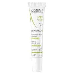 A-Derma Dermalibour + Balsamo labbra Cica, 15 ml