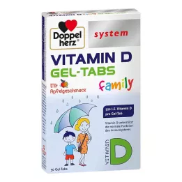 Doppelherz Sistema di famiglia Tabs Gel Vitamina D, 30 pz