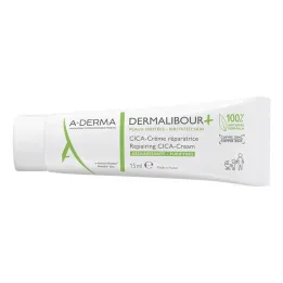 A-Derma Dermalibour + Cica crema riparatrice, 15 ml