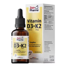 VITAMIN D3+K2 MK-7 gocce per uso orale, dose elevata, 25 ml