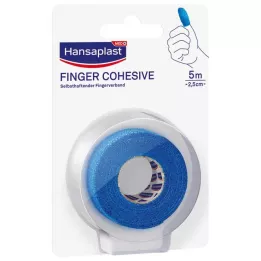HANSAPLAST Benda per dita autoadesiva 2,5 cm x 5 m blu, 1 pezzo