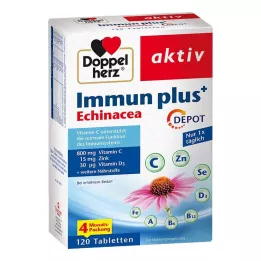 DOPPELHERZ Immun plus Echinacea Depot compresse, 120 pz