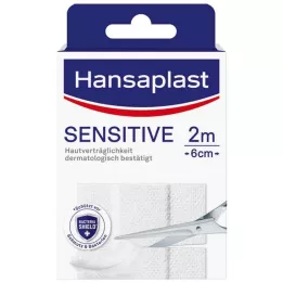 HANSAPLAST Cerotto Sensitive ipoallergenico 6 cm x 2 m, 1 pezzo